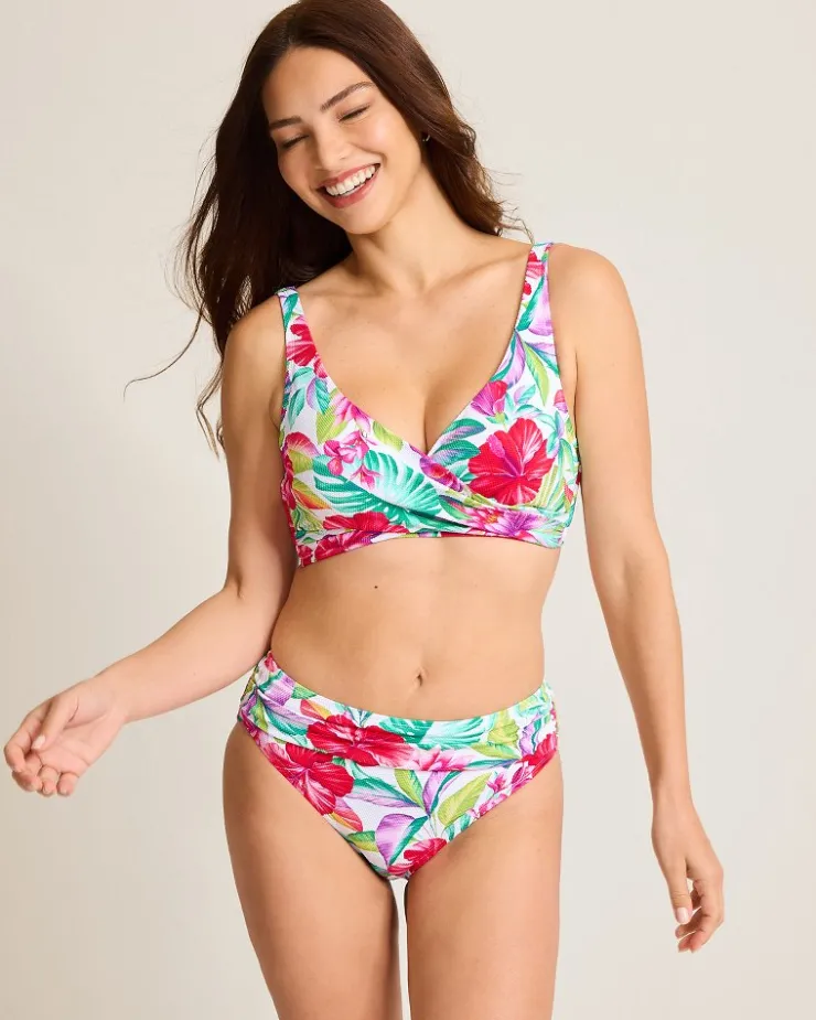Women Tommy Bahama Bikini Tops<Island Cays Fiesta Underwire Wrap Bikini Top