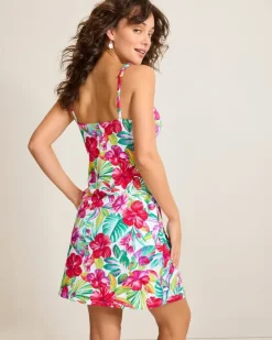 Women Tommy Bahama Dresses|Beach Coverups<Island Cays Fiesta V-Neck Spa Coverup Dress