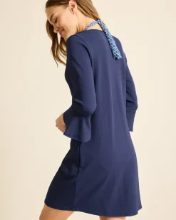 Women Tommy Bahama Beach Coverups|Dresses<Island Cays Flounce-Sleeve Coverup Dress