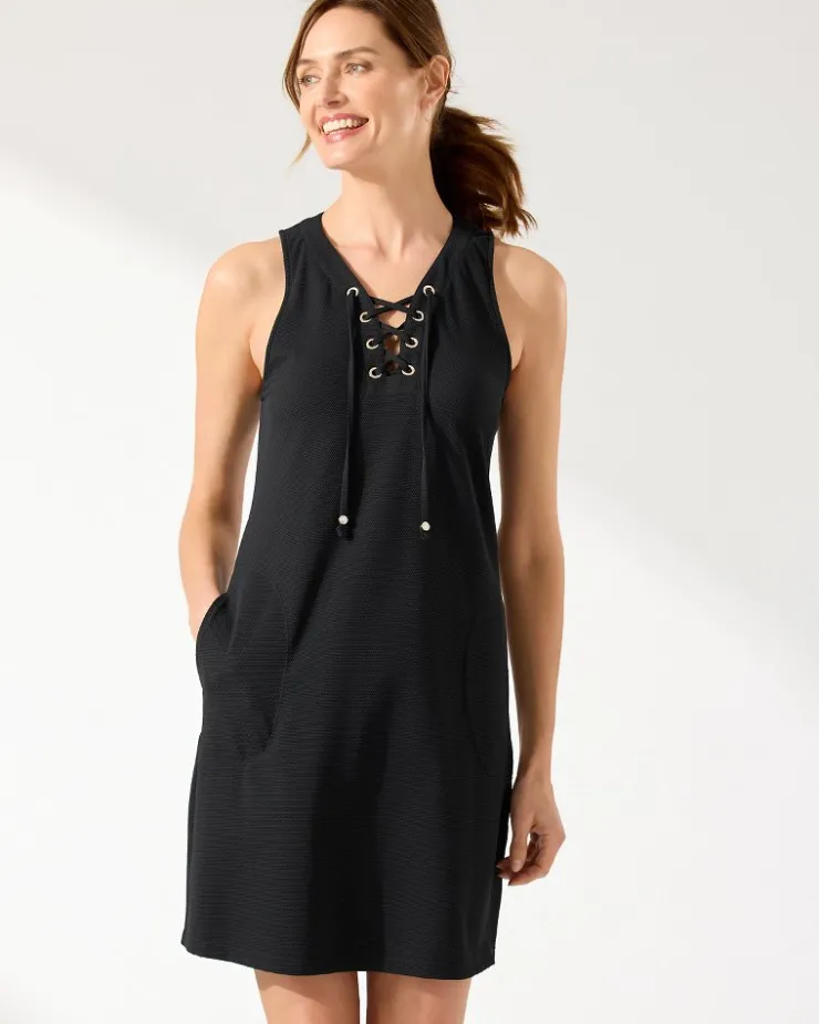 Women Tommy Bahama Beach Coverups|Dresses<Island Cays Lace-Up Coverup Dress