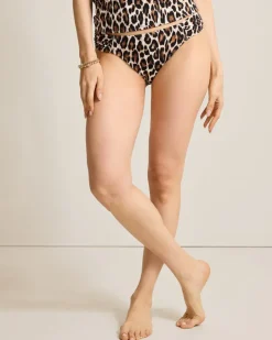 Women Tommy Bahama Bikini Bottoms<Island Cays Leopard Shirred Hipster Bikini Bottoms