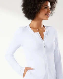 Women Tommy Bahama Beach Coverups<Island Cays Rash Guard