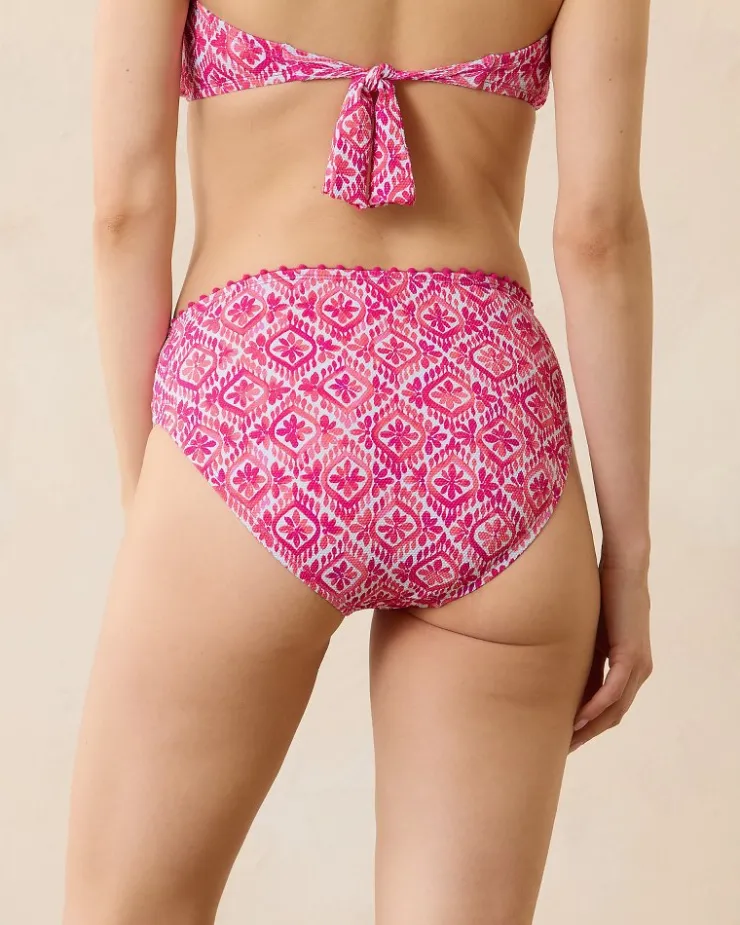 Women Tommy Bahama Bikini Bottoms<Island Cays Shell Beach High-Waist Bikini Bottoms
