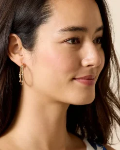 Women Tommy Bahama Jewelry<Island Essence Bamboo Hoop Earrings