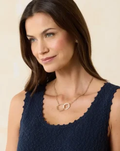 Women Tommy Bahama Jewelry<Island Essence Double Loop Bamboo Necklace