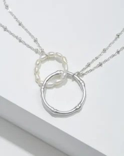 Women Tommy Bahama Jewelry<Island Essence Double Loop Bamboo Necklace