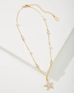 Women Tommy Bahama Jewelry<Island Essence Starfish Pearl Necklace