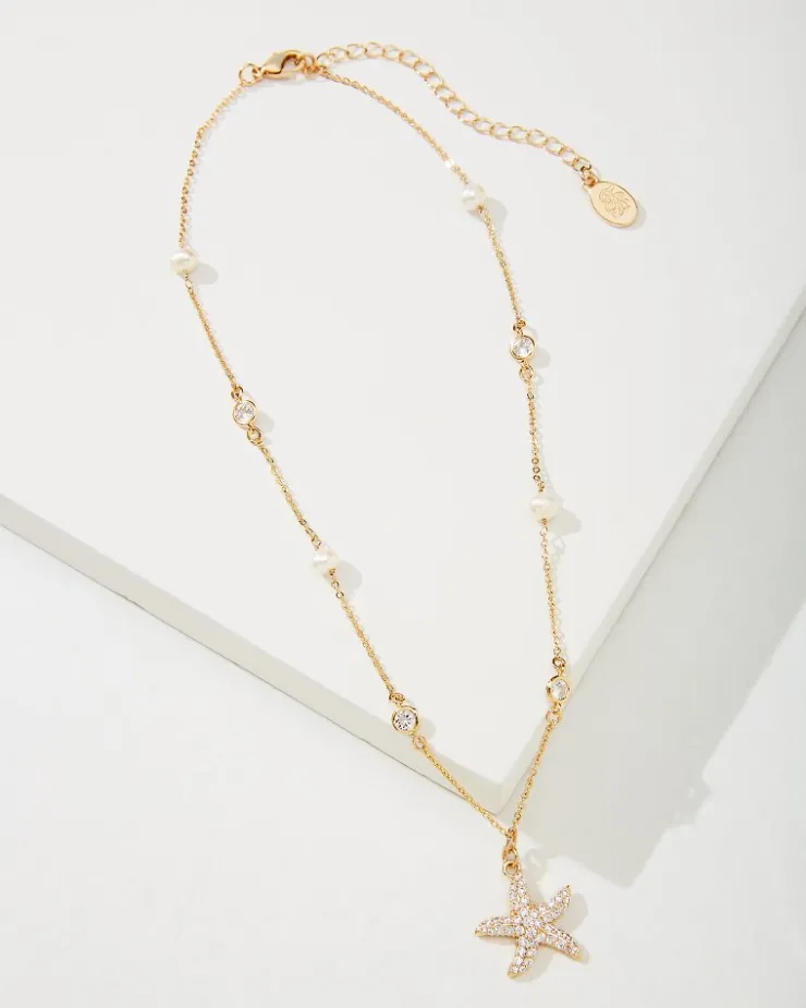 Women Tommy Bahama Jewelry<Island Essence Starfish Pearl Necklace