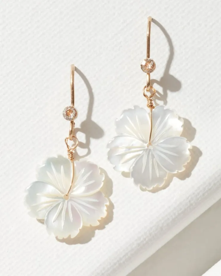Women Tommy Bahama Jewelry<Island Essence Hibiscus Drop Earrings