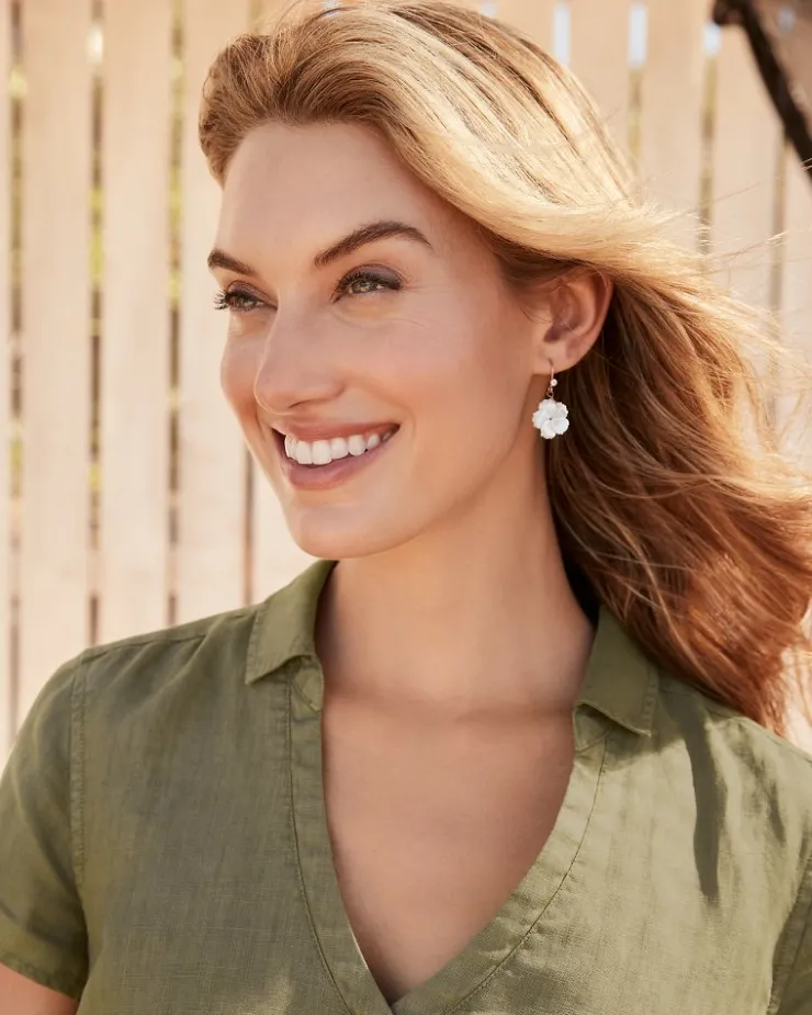 Women Tommy Bahama Jewelry<Island Essence Hibiscus Drop Earrings
