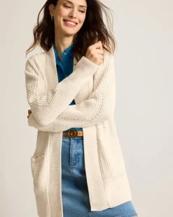 Women Tommy Bahama Loungewear|Sweaters<Island Luna Chenille Shell Stitch Cardigan