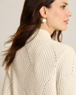 Women Tommy Bahama Loungewear|Sweaters<Island Luna Chenille Shell Stitch Cardigan