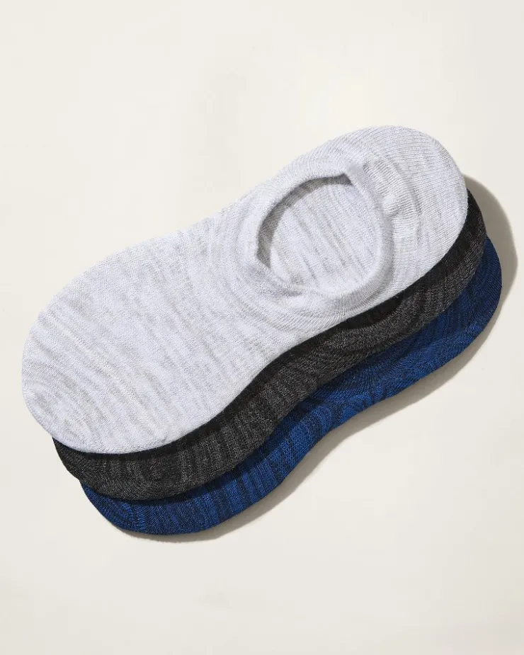 Tommy Bahama Socks<IslandZone® Heel Grip No-Show Socks - 3 Pack