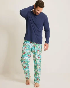 Tommy Bahama Loungewear & Pajamas<Jersey Long Sleeve & Pants Pajama Set