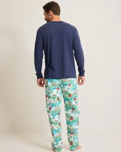 Tommy Bahama Loungewear & Pajamas<Jersey Long Sleeve & Pants Pajama Set