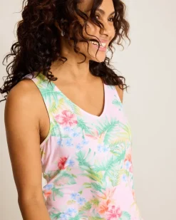 Women Tommy Bahama Sleepwear<Jersey Tank & Shorts Pajama Set