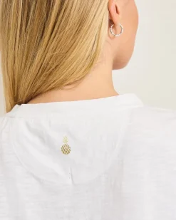 Women Tommy Bahama Tops & Shirts<Jewel of the Jungle Embellished Lux T-Shirt