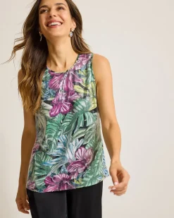 Women Tommy Bahama Tops & Shirts<Jungle Jewels Sequin Shell Top