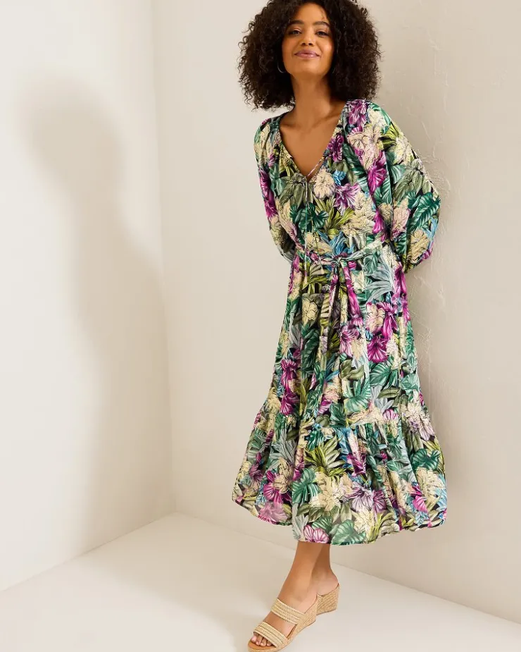 Women Tommy Bahama Dresses<Jungle Jewels Shimmer Maxi Dress