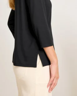 Women Tommy Bahama Loungewear|Tops & Shirts<Kona Isles 3/4-Sleeve Boat-Neck Top