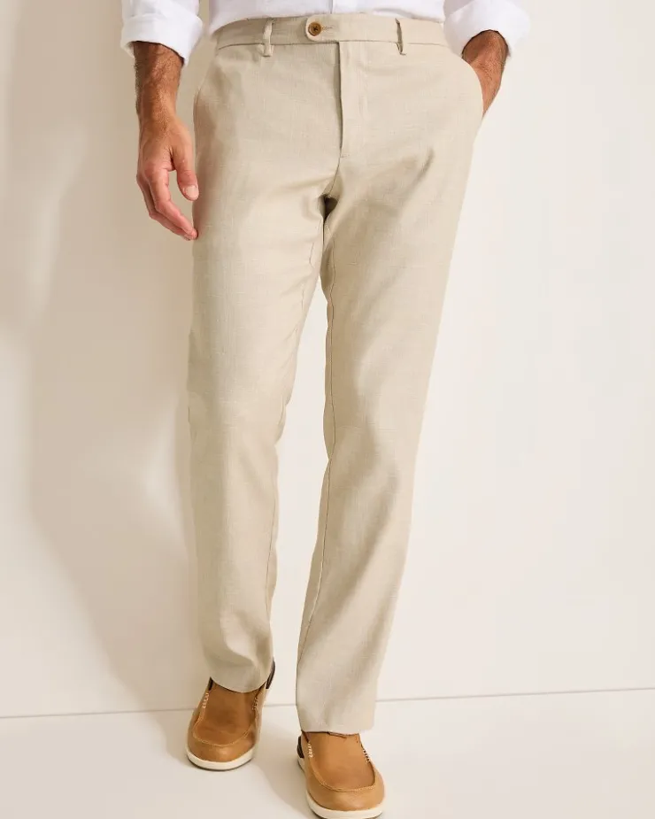 Tommy Bahama Pants & Chinos<Latigo Beach Linen-Blend Flat-Front Pants