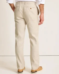 Tommy Bahama Pants & Chinos<Latigo Beach Linen-Blend Flat-Front Pants