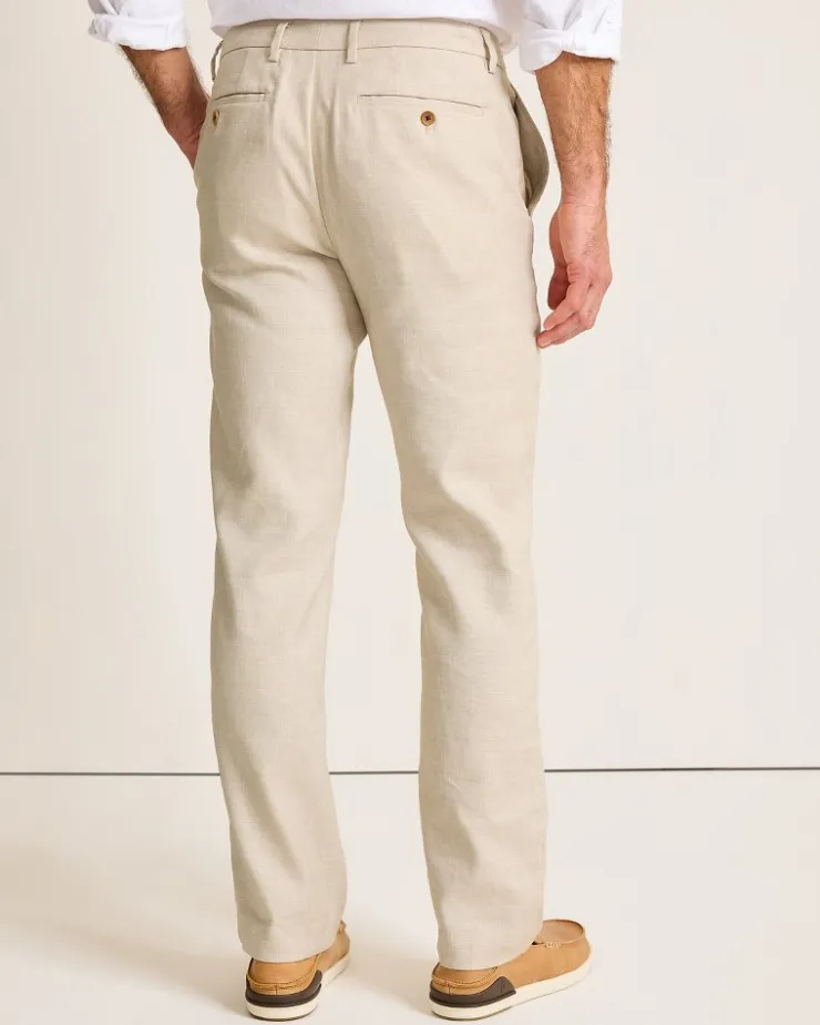 Tommy Bahama Pants & Chinos<Latigo Beach Linen-Blend Flat-Front Pants