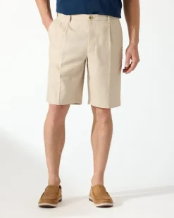 Tommy Bahama Shorts<Latigo Beach Linen-Blend Pleated 10-Inch Shorts