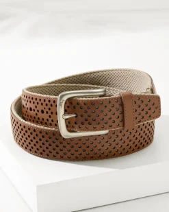 Tommy Bahama Belts<Leather Mesh Cushion Performance Belt