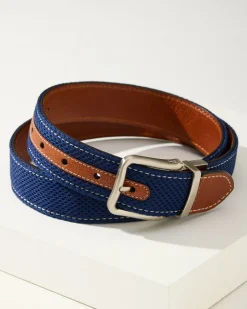 Tommy Bahama Belts<Leather Mesh Reversible Performance Belt