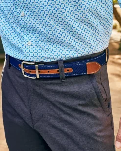 Tommy Bahama Belts<Leather Mesh Reversible Performance Belt