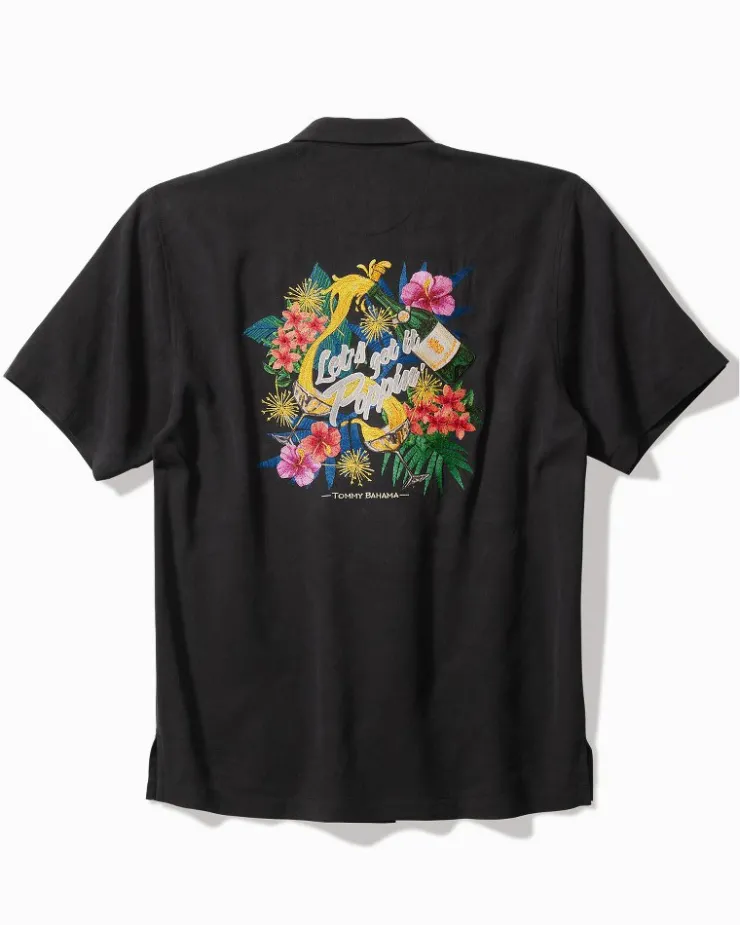 Tommy Bahama Shirts<Let's Get It Poppin' Silk Camp Shirt