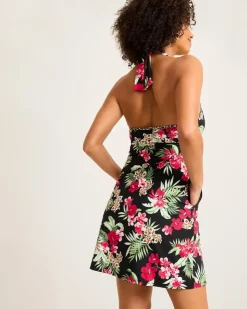 Women Tommy Bahama Beach Coverups|Dresses<Lily Cat Halter Spa Coverup Dress