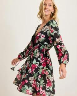 Women Tommy Bahama Beach Coverups<Lily Cat Open Front Beach Tunic