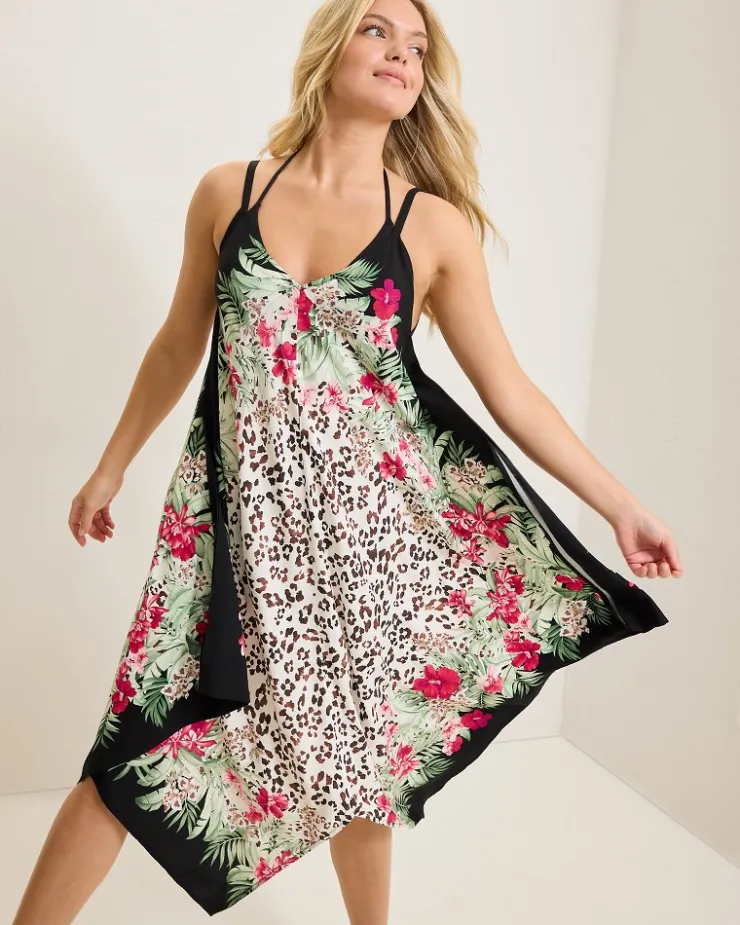 Women Tommy Bahama Beach Coverups|Dresses<Lily Cat Scarf Coverup Dress