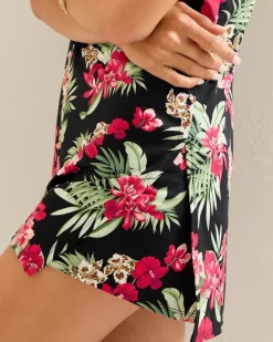 Women Tommy Bahama Beach Coverups|Dresses<Lily Cat Split-Neck Beach Romper