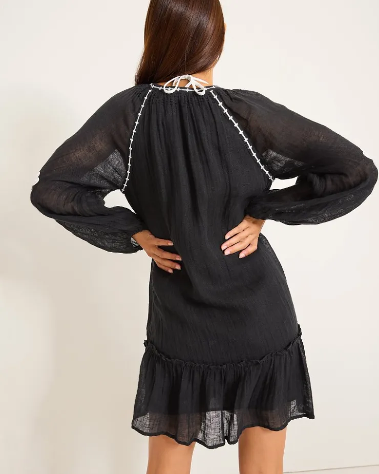 Women Tommy Bahama Beach Coverups|Dresses<Linen Gauze Tunic Coverup Dress
