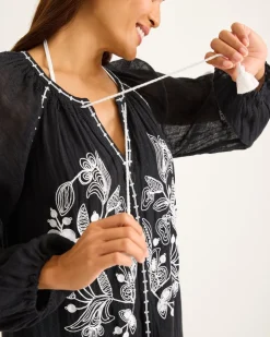 Women Tommy Bahama Beach Coverups|Dresses<Linen Gauze Tunic Coverup Dress
