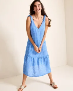 Women Tommy Bahama Beach Coverups|Dresses<Linen Midi Coverup Dress