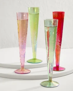 Tommy Bahama Drinkware & Bar<Luster Champagne Glasses — Set of 4
