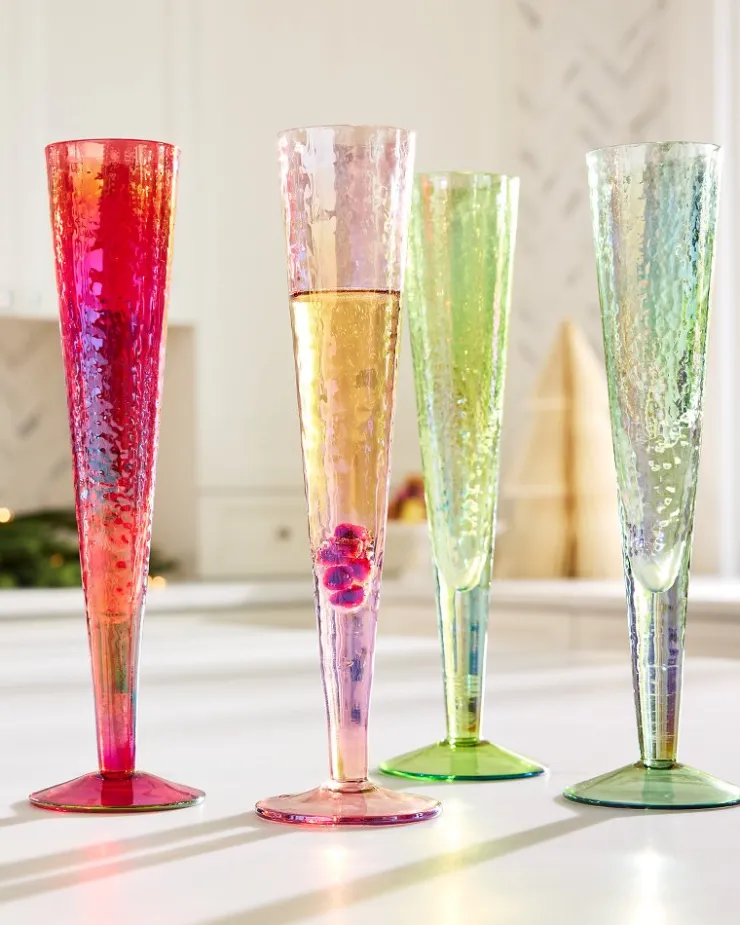 Tommy Bahama Drinkware & Bar<Luster Champagne Glasses — Set of 4