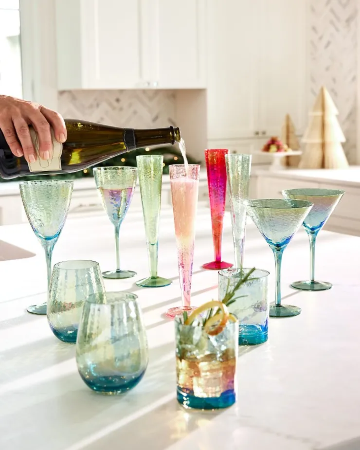Tommy Bahama Drinkware & Bar<Luster Champagne Glasses — Set of 4