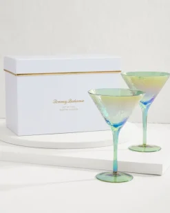 Tommy Bahama Drinkware & Bar<Luster Martini Glasses — Set of 2