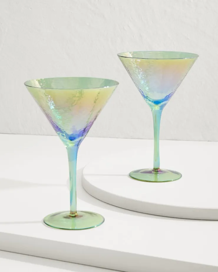 Tommy Bahama Drinkware & Bar<Luster Martini Glasses — Set of 2