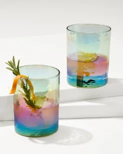 Tommy Bahama Drinkware & Bar<Luster Rocks Glasses — Set of 2