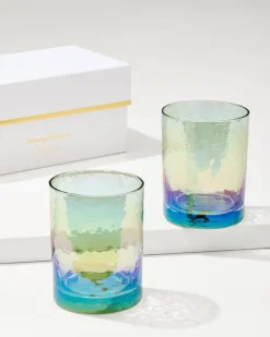 Tommy Bahama Drinkware & Bar<Luster Rocks Glasses — Set of 2
