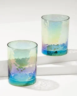 Tommy Bahama Drinkware & Bar<Luster Rocks Glasses — Set of 2