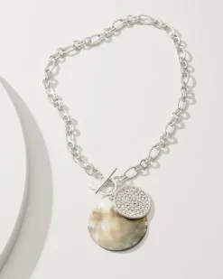 Women Tommy Bahama Jewelry<Marco Island Shell Pendant Necklace