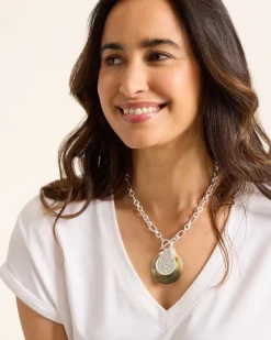 Women Tommy Bahama Jewelry<Marco Island Shell Pendant Necklace