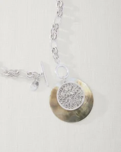 Women Tommy Bahama Jewelry<Marco Island Shell Pendant Necklace